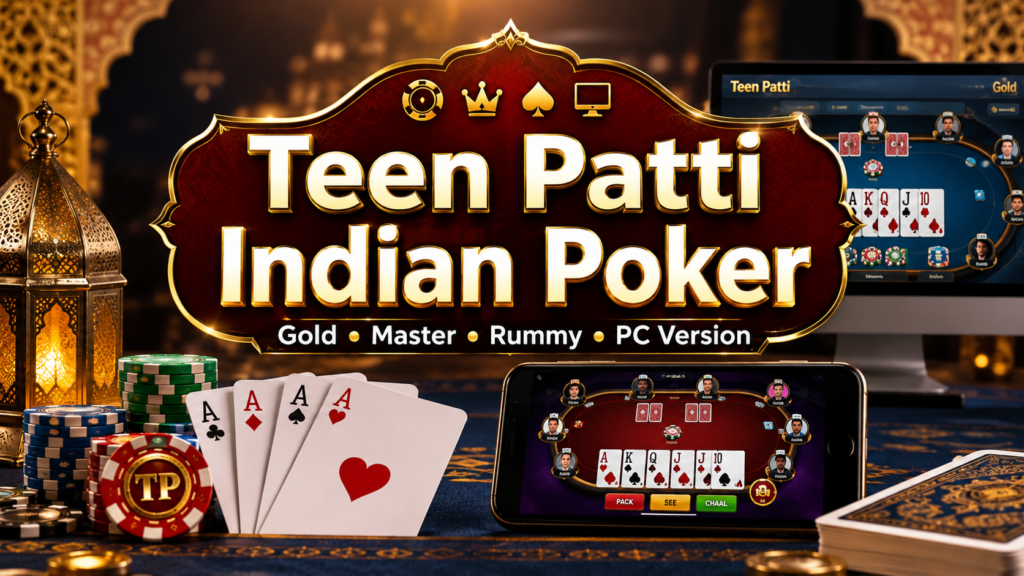 Teen Patti Indian Poker: Teen Patti Gold, Master, Rummy और PC Version की जानकारी