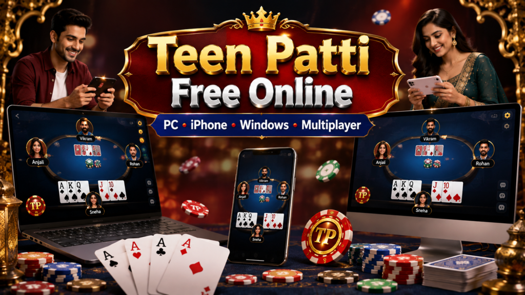 Teen Patti Free Online – Teen Patti for PC, iPhone, Apple, Windows & Multiplayer with Friends