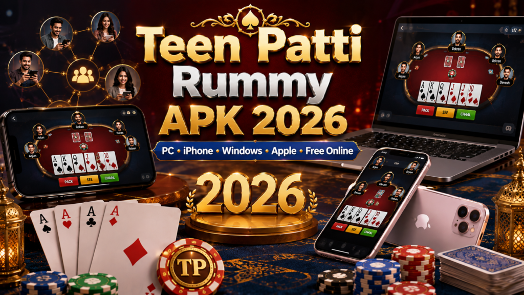 Teen Patti Rummy APK 2026 – Teen Patti for PC, iPhone, Windows, Apple & Free Online