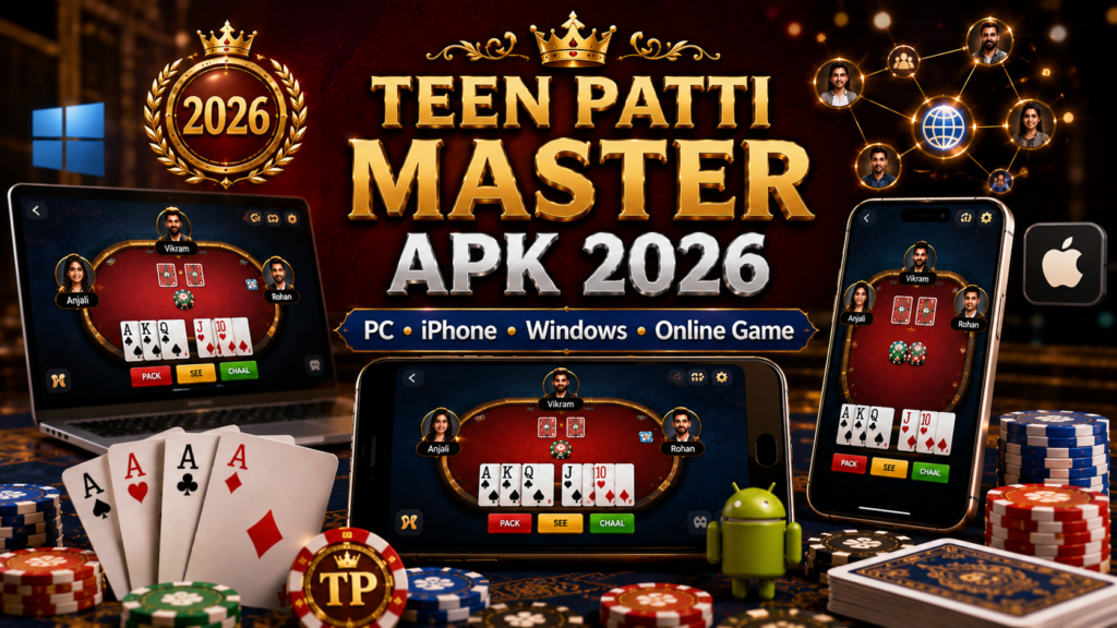 Teen Patti Master APK 2026 – Teen Patti for PC, iPhone, Windows & Online Game